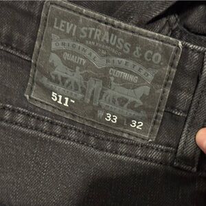Levi's 511 Men's Black Slim Jeans